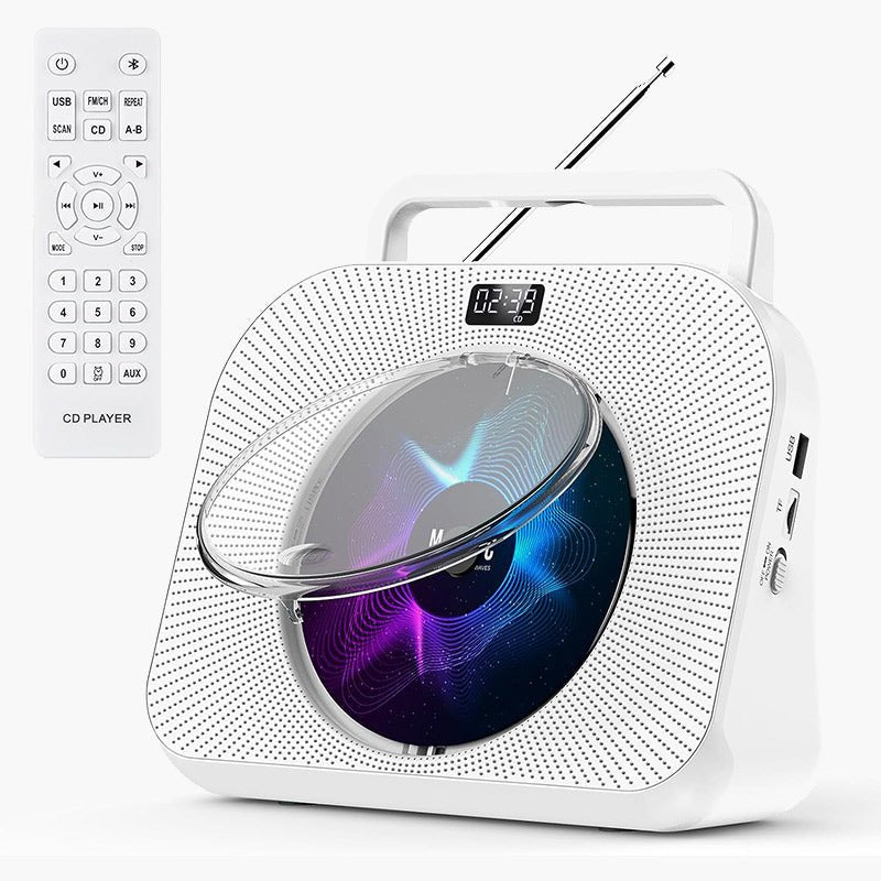 Gueray Desktop CD Player with Bluetooth and Radio, supports USB/AUX/TF Card - GuerayGueray Desktop CD Player with Bluetooth and Radio, supports USB/AUX/TF Card