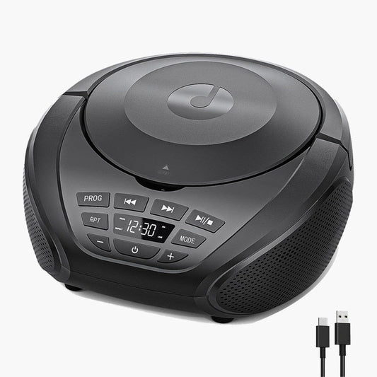 Gueray Portable CD Player Boombox with FM Radio & AUX/USB - GuerayGueray Portable CD Player Boombox with FM Radio & AUX/USB