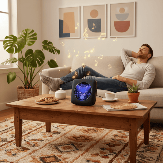 Gueray Y01 Voice - Controlled Portable CD Player – FM Radio - 1800mAh Rechargeable Battery - GuerayGueray Y01 Voice - Controlled Portable CD Player – FM Radio - 1800mAh Rechargeable Battery