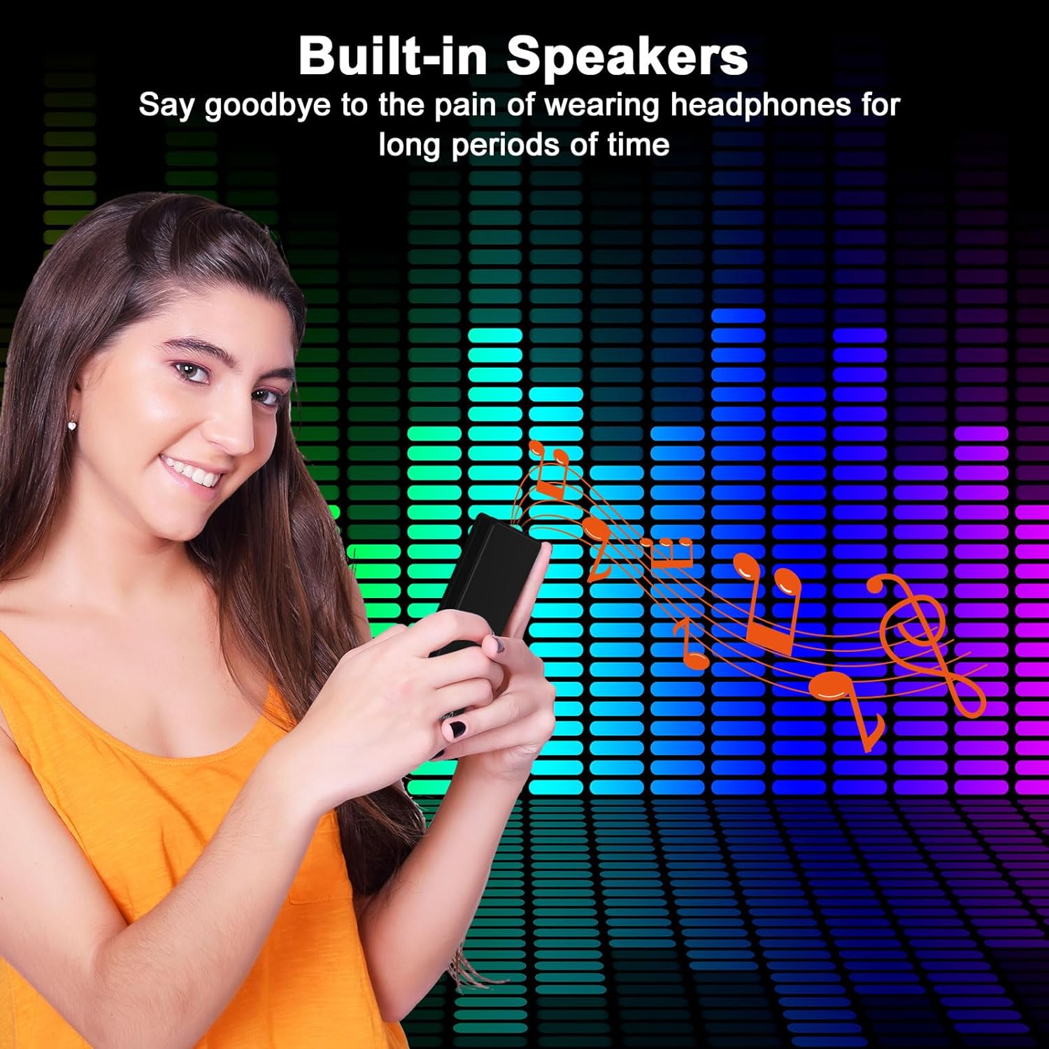 MP3 Player Bluetooth with FM Radio Recorder 64GB (M3) - GuerayMP3 Player Bluetooth with FM Radio Recorder 64GB (M3)