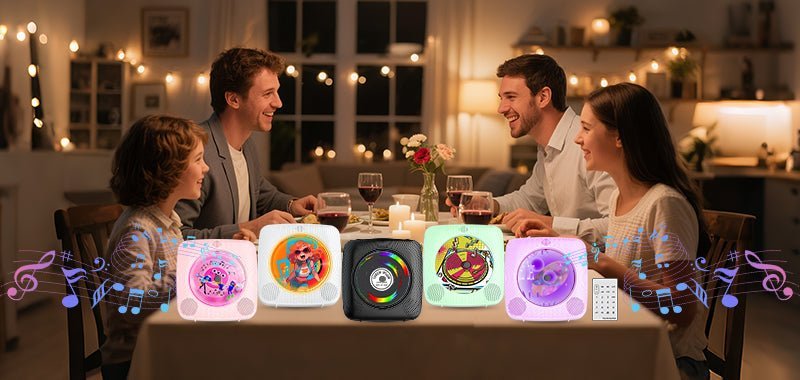 CD Players: The Ideal Gift for Holidays and Special Moments - Gueray