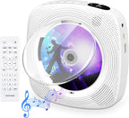 Gueray CD LCD Display Wall Mounted Built-in HiFi Speaker Bluetooth Player