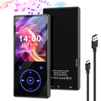 Player Bluetooth 32GB Support FM Radio Record TF Card Blue