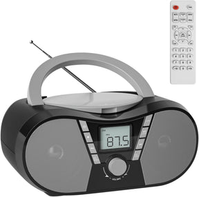 Gueray CD Player Boombox Dual Speakers Radio Support USB & AUX