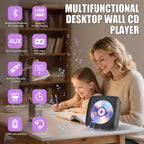Gueray CD Player Portable with Bluetooth Wall Mountable