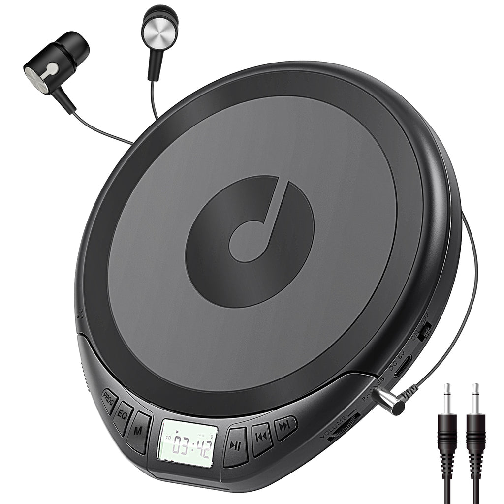 Gueray H01 Portable CD High Quality Sound Player with Free Earphones
