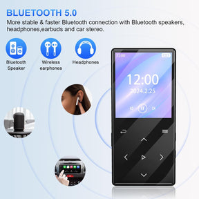 MP3 Players Bluetooth Support FM Radio Recorders TF Card (P5)