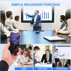 MP3 Players Bluetooth Support FM Radio Recorders TF Card (P5)