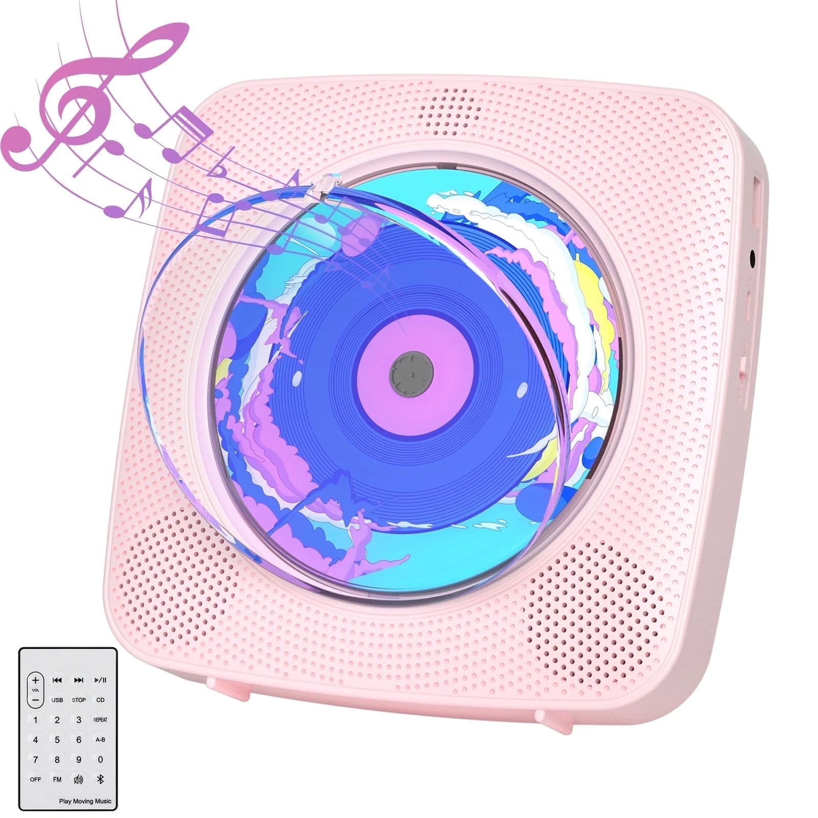 Gueray CD Player Portable with Bluetooth Wall Mountable