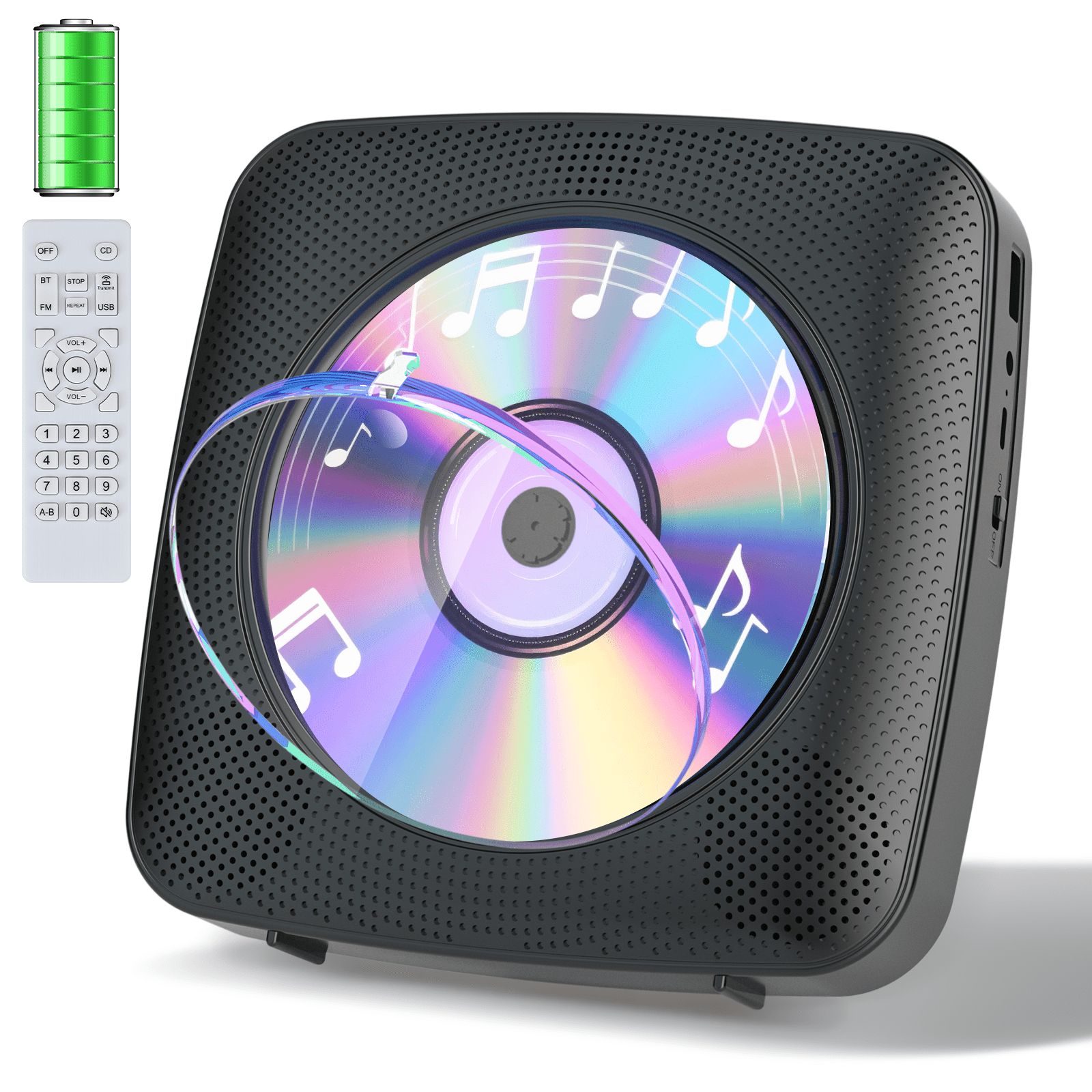 Gueray Y01 Portable CD Player – Bluetooth Hi - Fi Speaker - 1800mAh Rechargeable Battery - GuerayGueray Y01 Portable CD Player – Bluetooth Hi - Fi Speaker - 1800mAh Rechargeable Battery