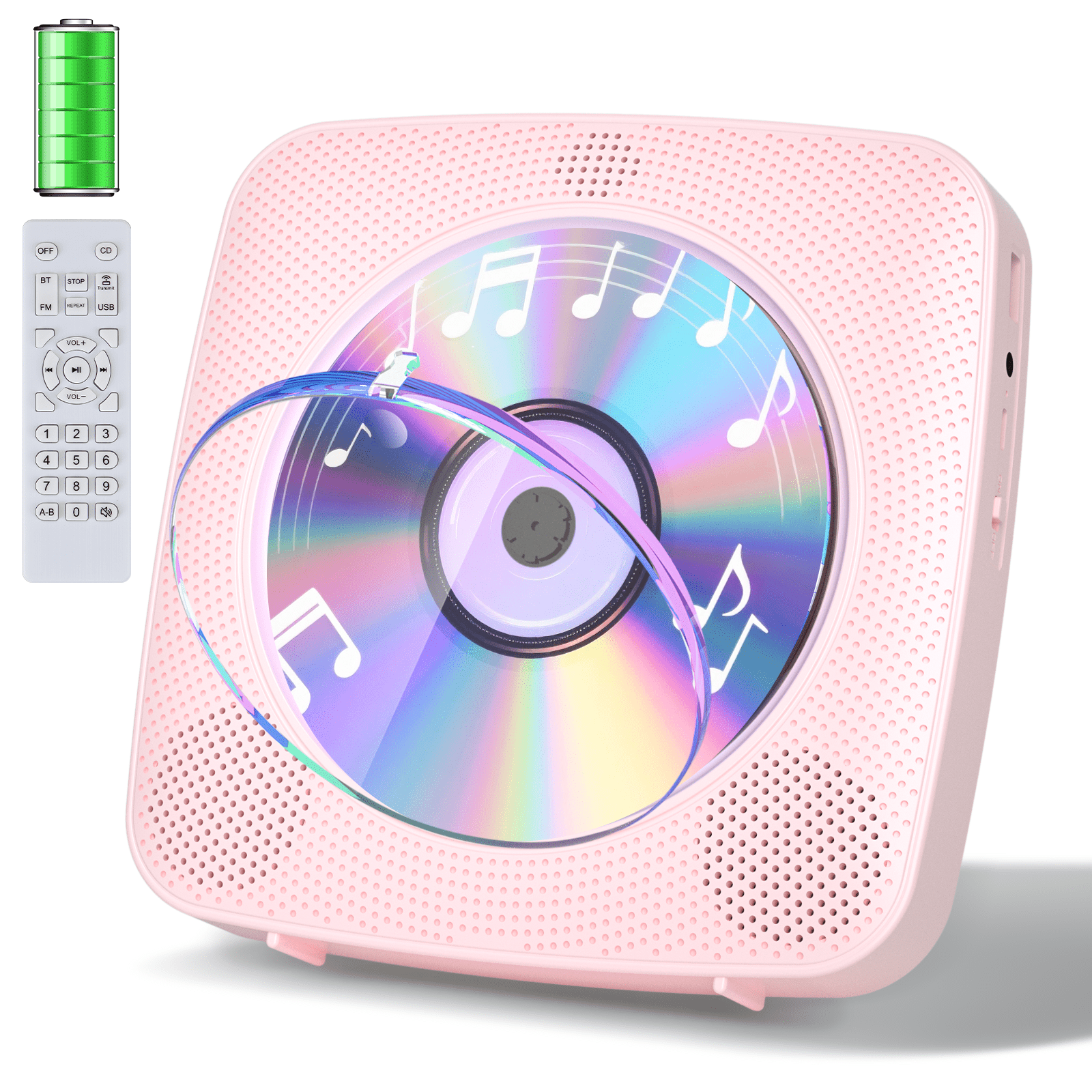 Gueray Y01 Portable CD Player – Bluetooth Hi - Fi Speaker - 1800mAh Rechargeable Battery - GuerayGueray Y01 Portable CD Player – Bluetooth Hi - Fi Speaker - 1800mAh Rechargeable Battery