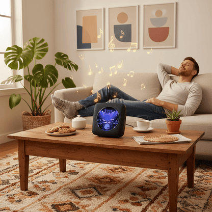 Gueray Y01 Voice - Controlled Portable CD Player – FM Radio - 1800mAh Rechargeable Battery - GuerayGueray Y01 Voice - Controlled Portable CD Player – FM Radio - 1800mAh Rechargeable Battery