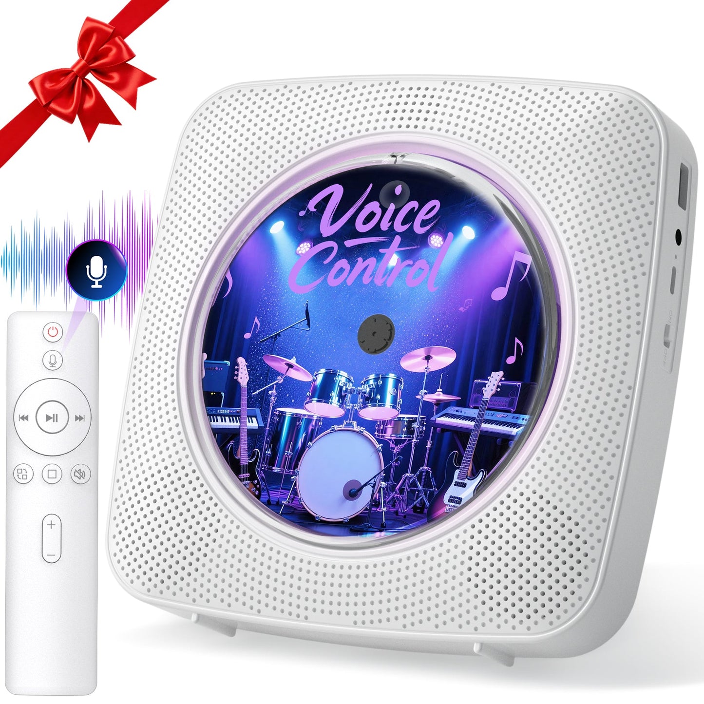 Gueray Y01 Voice - Controlled Portable CD Player – Hi - Fi Speaker - 1800mAh Rechargeable Battery - GuerayGueray Y01 Voice - Controlled Portable CD Player – Hi - Fi Speaker - 1800mAh Rechargeable Battery