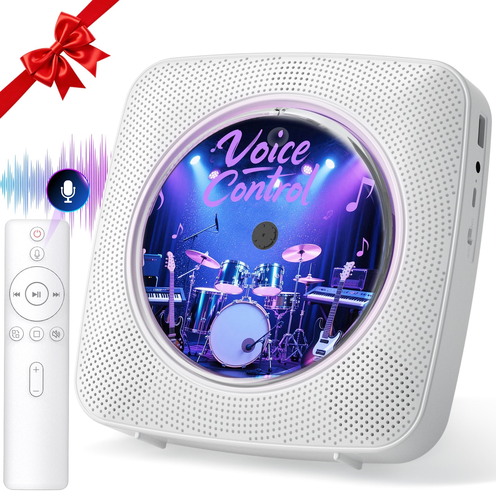 Gueray Y01 Voice - Controlled Portable CD Player – Hi - Fi Speaker - 1800mAh Rechargeable Battery - GuerayGueray Y01 Voice - Controlled Portable CD Player – Hi - Fi Speaker - 1800mAh Rechargeable Battery